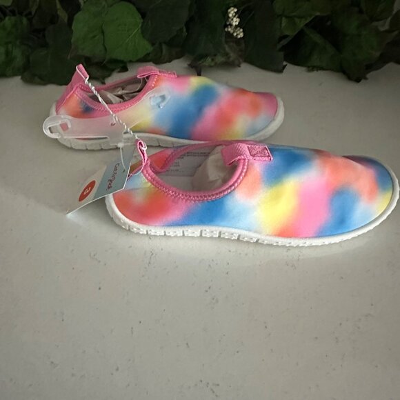 Cat & Jack Kids Size 3 Tie-Dye Slip-On Shoes Textile Upper Lightweight & Comfort - Picture 6 of 8